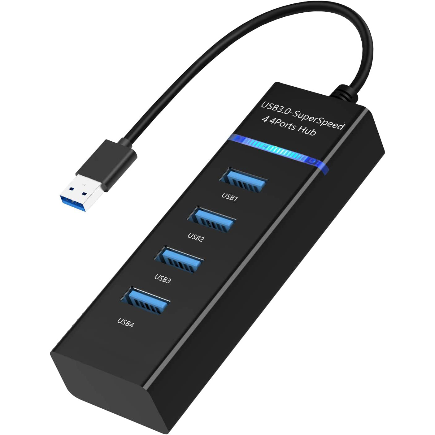 4-Port USB 3.0 USB Splitter with 3ft Extended Cable USB Splitter - Tophatter Daily Deals