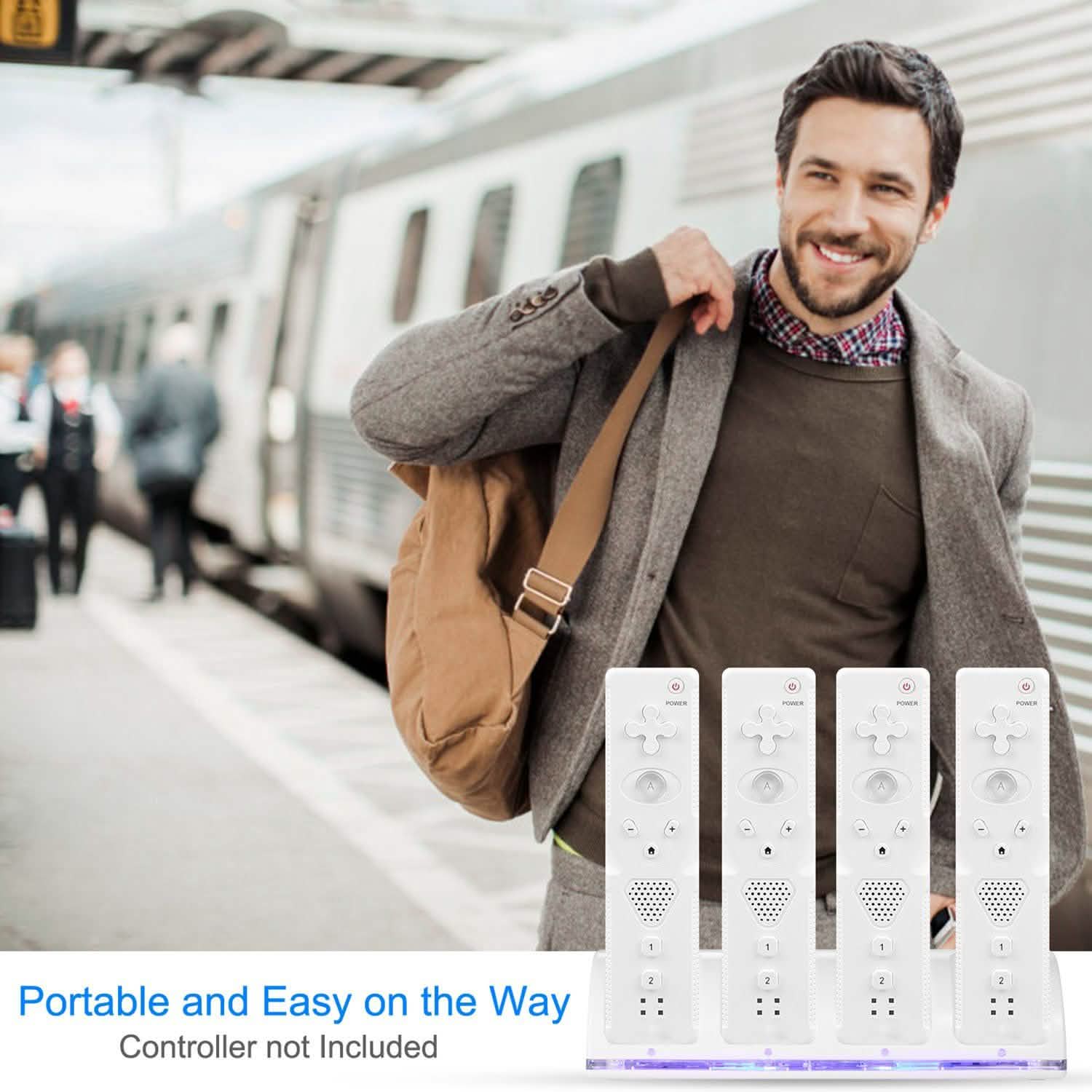 4 Remotes Charging Dock Video Games & Consoles - Tophatter Daily Deals