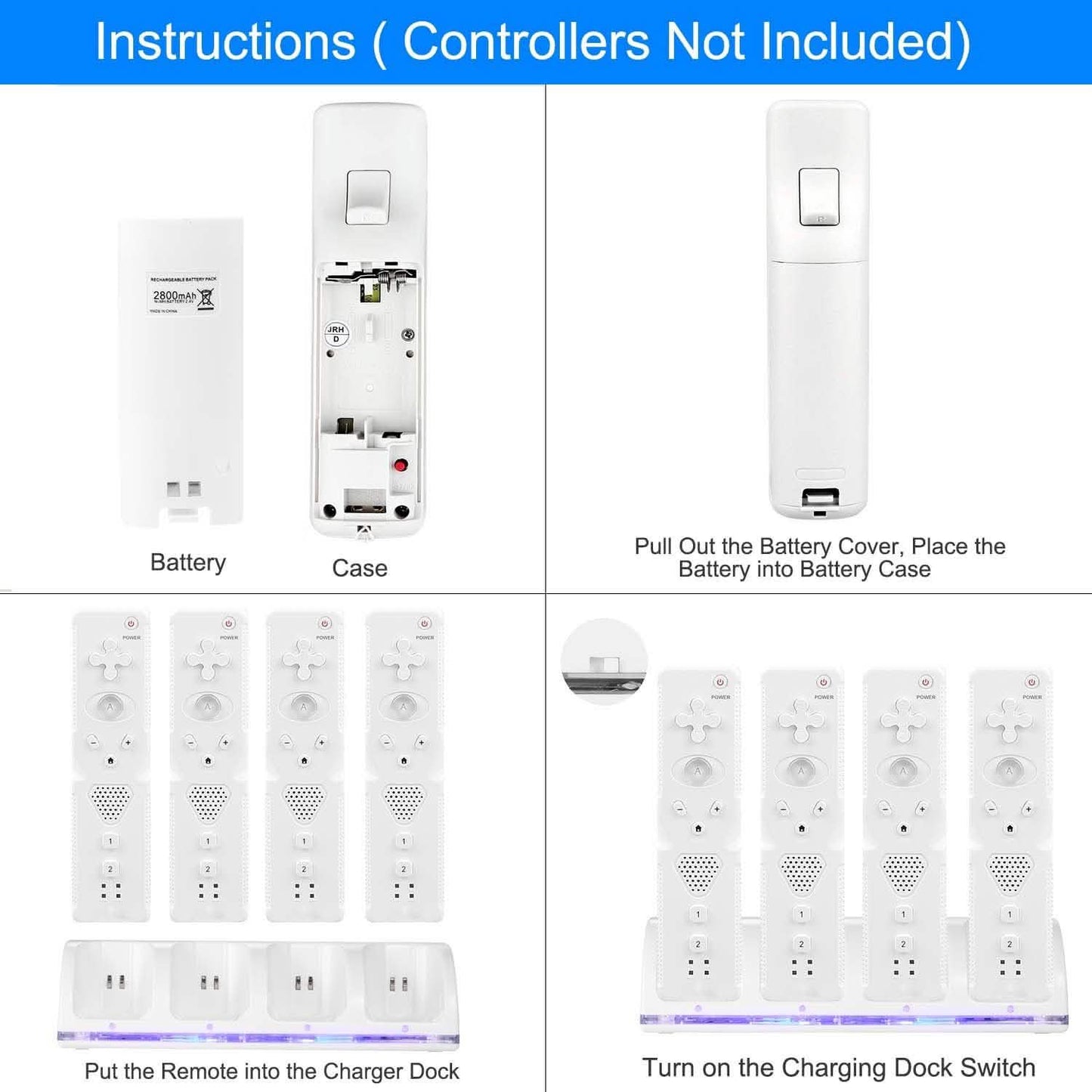 4 Remotes Charging Dock Video Games & Consoles - Tophatter Daily Deals