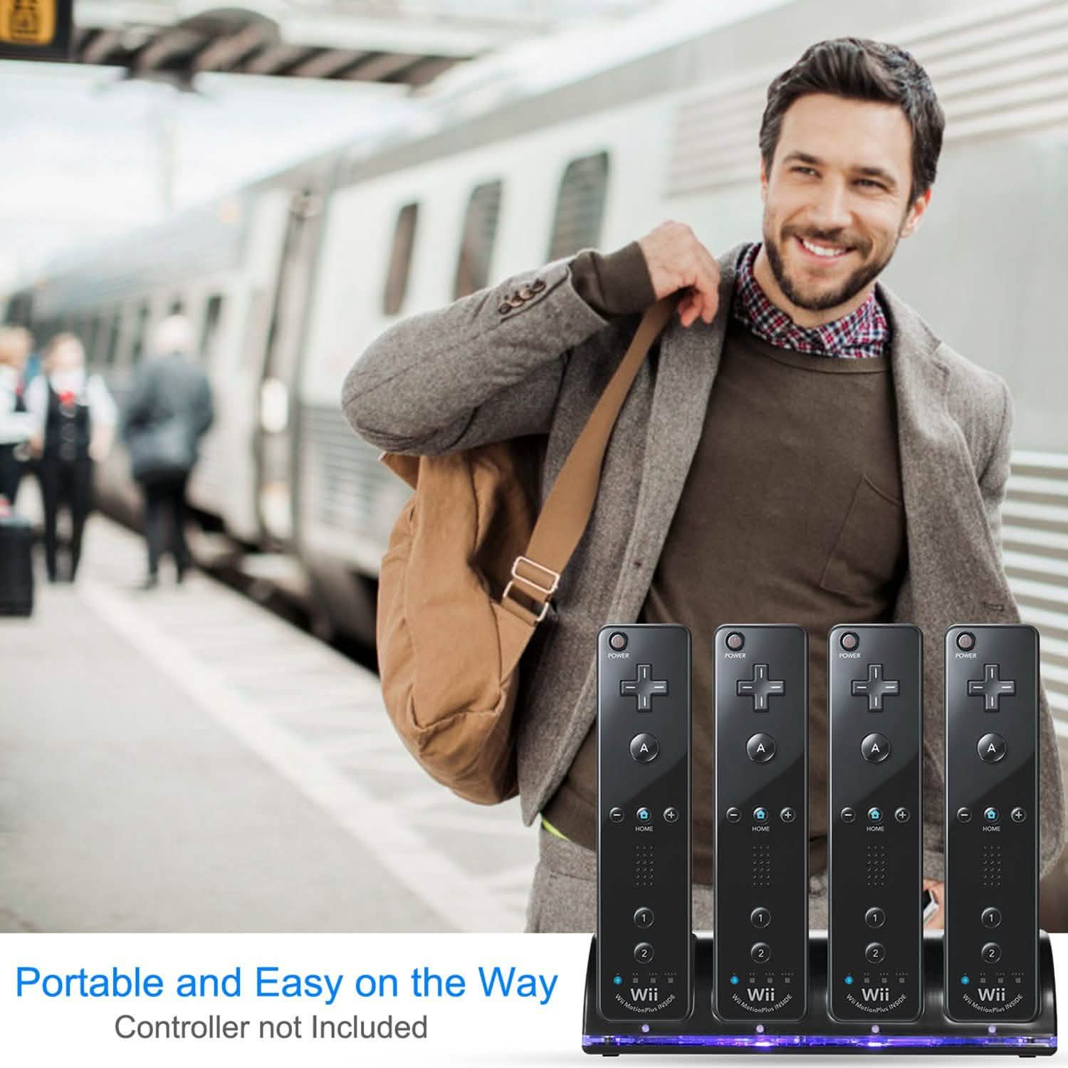 4 Remotes Charging Dock Video Games & Consoles - Tophatter Daily Deals