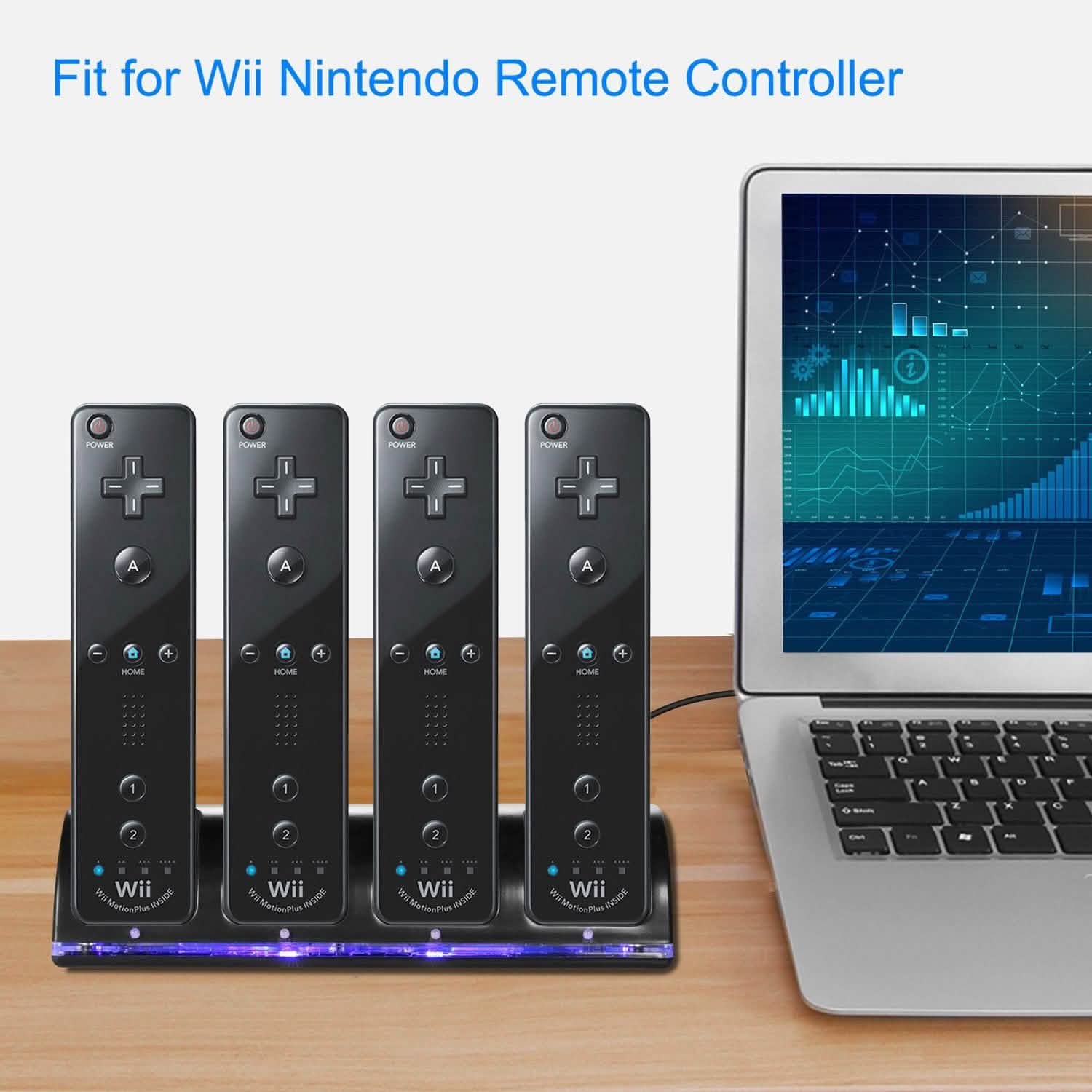 4 Remotes Charging Dock Video Games & Consoles - Tophatter Daily Deals