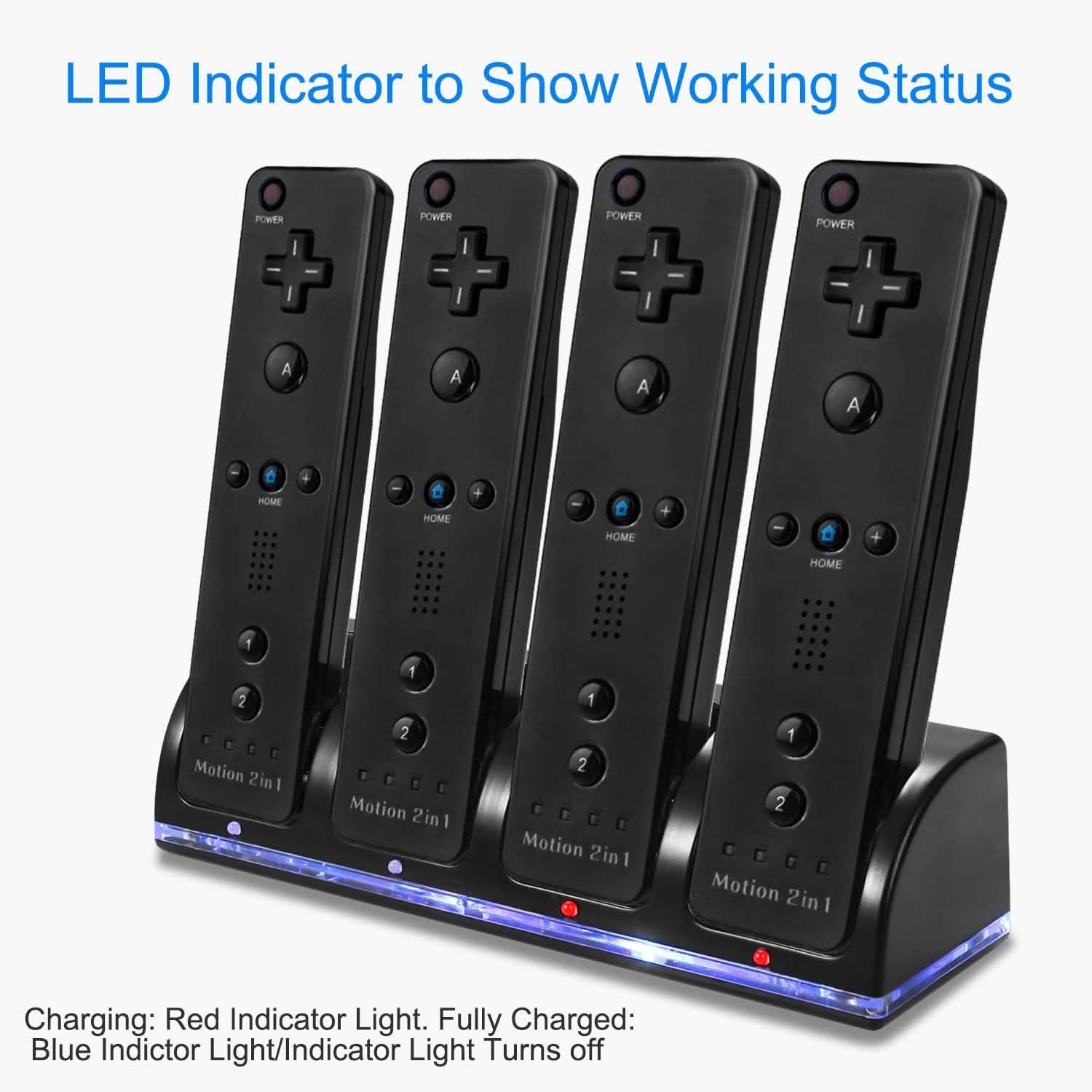 4 Remotes Charging Dock Video Games & Consoles - Tophatter Daily Deals