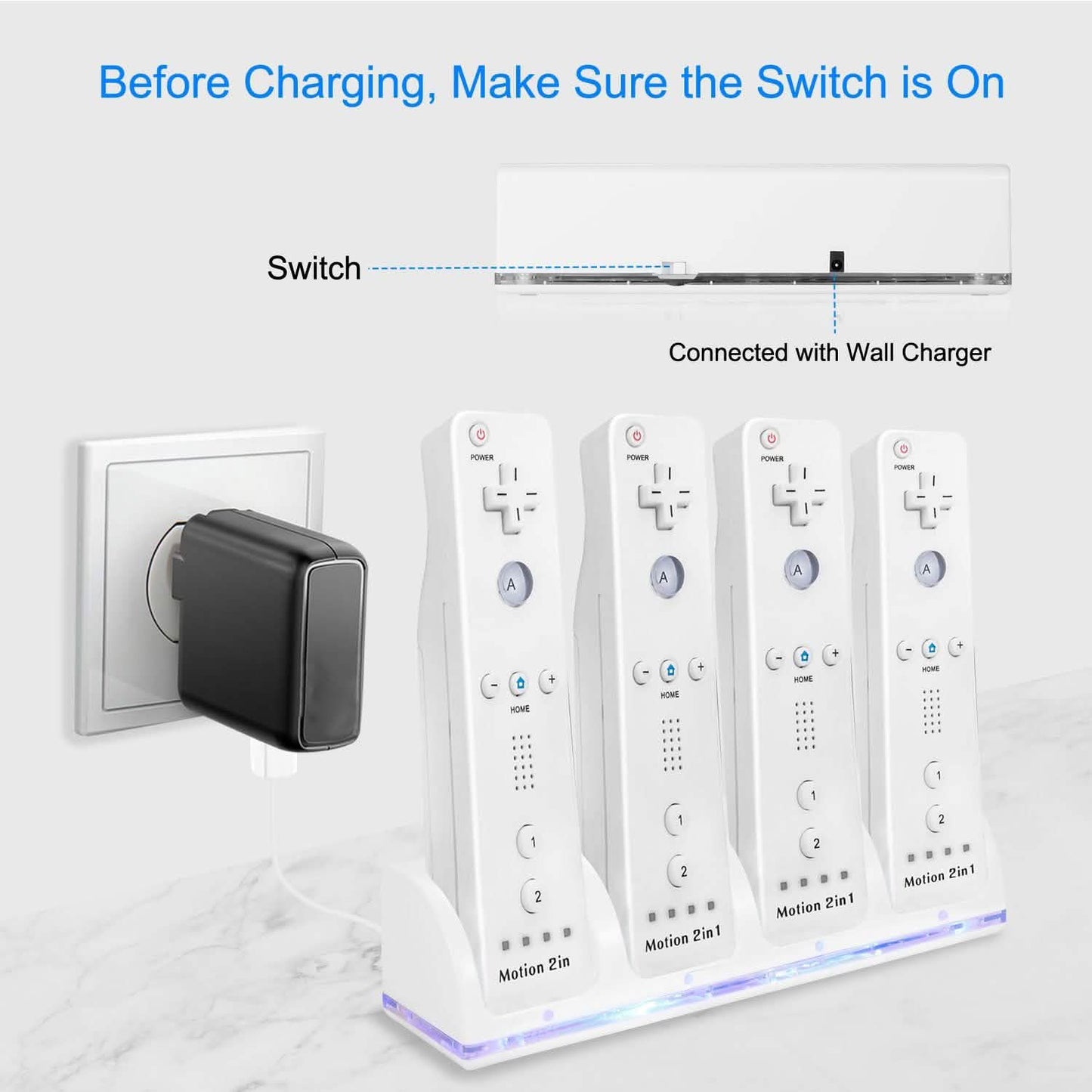 4 Remotes Charging Dock Video Games & Consoles - Tophatter Daily Deals