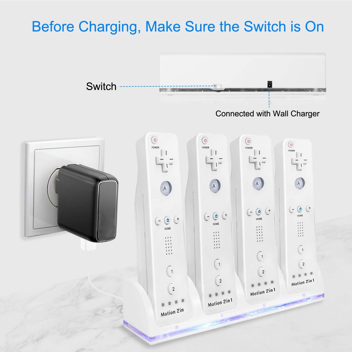 4 Remotes Charging Dock Video Games & Consoles - Tophatter Daily Deals