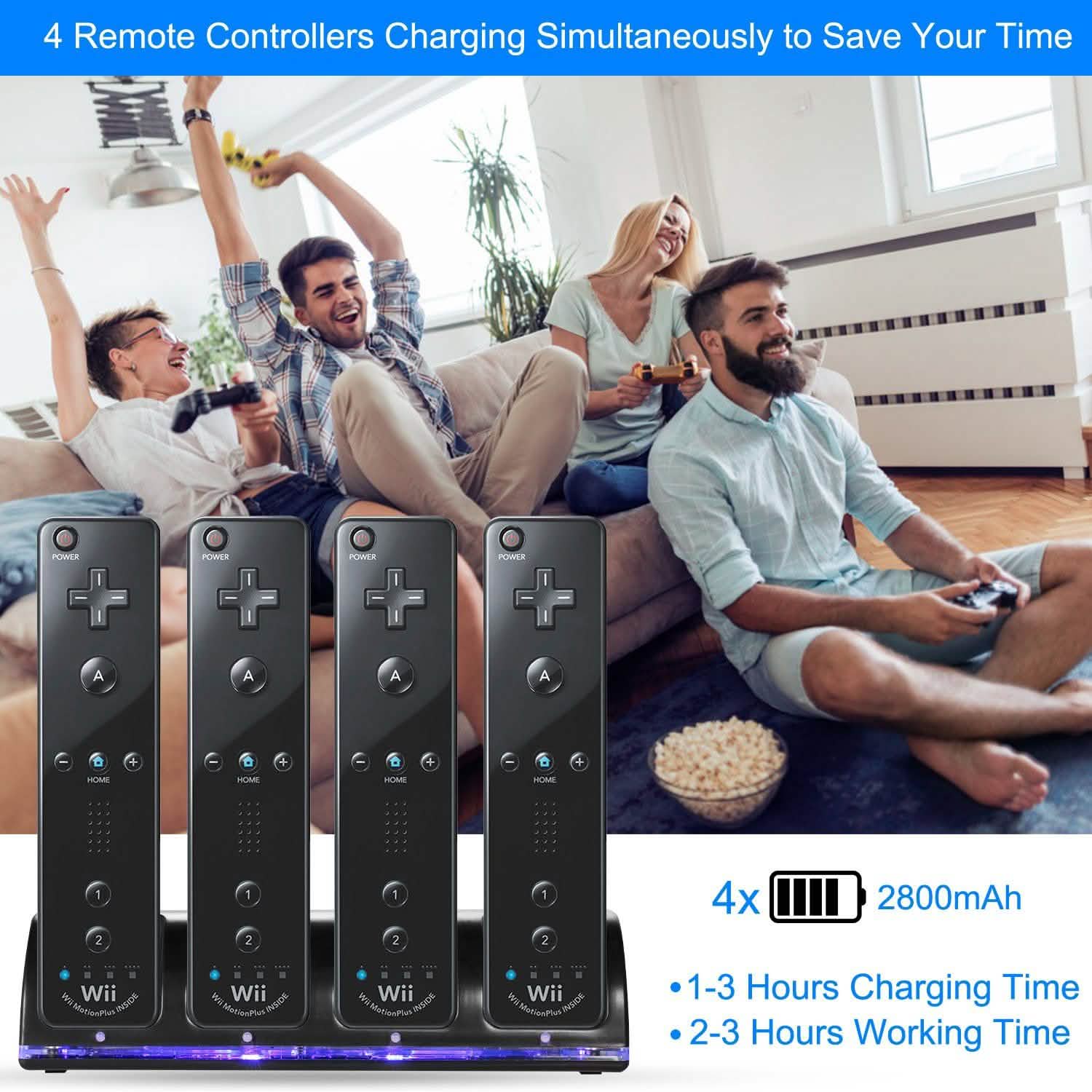 4 Remotes Charging Dock Video Games & Consoles - Tophatter Daily Deals