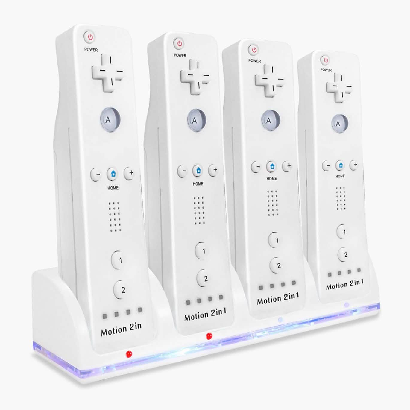 4 Remotes Charging Dock White Video Games & Consoles - Tophatter Daily Deals