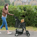 4 Wheels Pet Foldable Stroller Pet Supplies - Tophatter Daily Deals