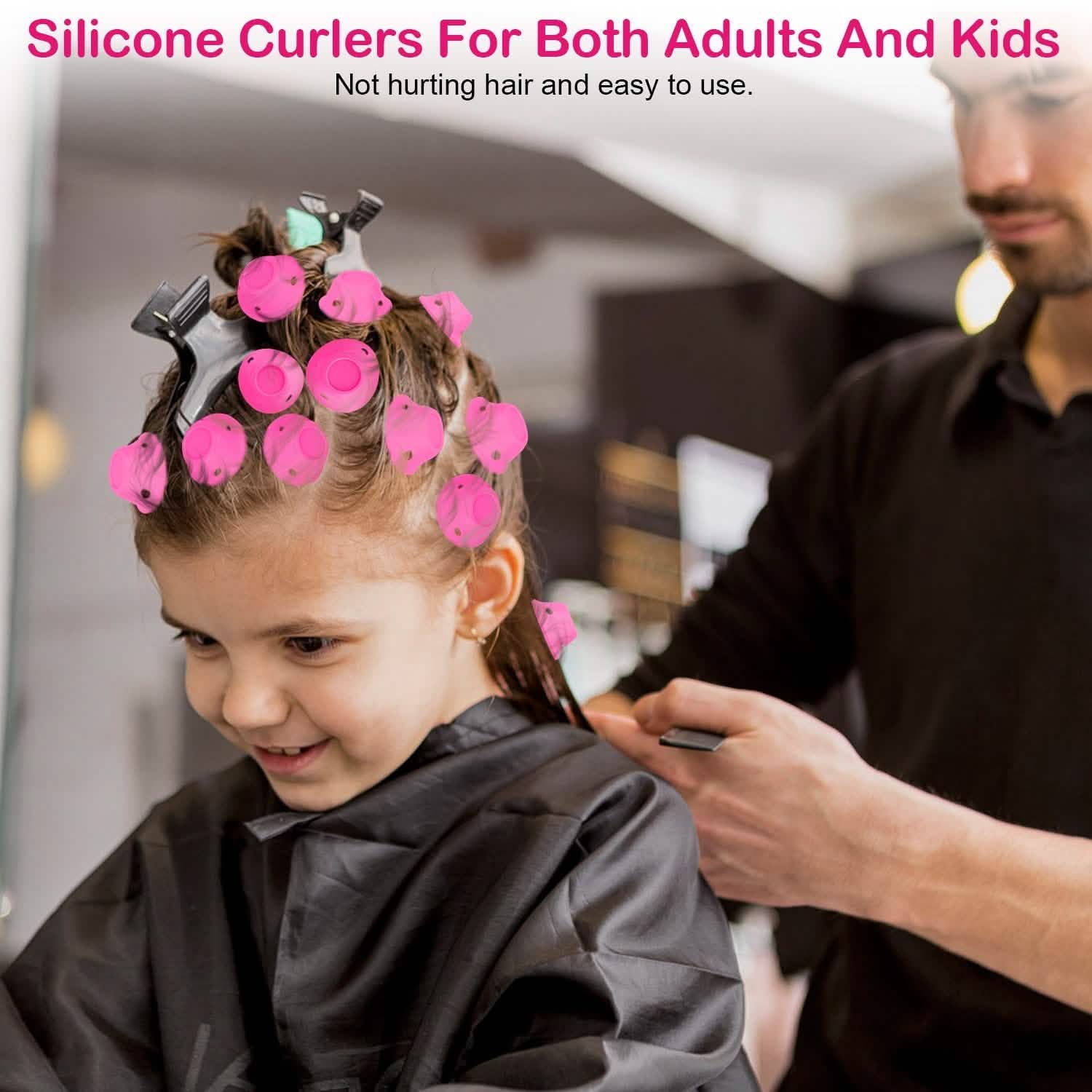 40-Piece: Silicon Hair Curler Beauty & Personal Care - Tophatter Daily Deals