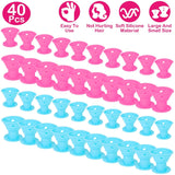 40-Piece: Silicon Hair Curler Beauty & Personal Care - Tophatter Daily Deals
