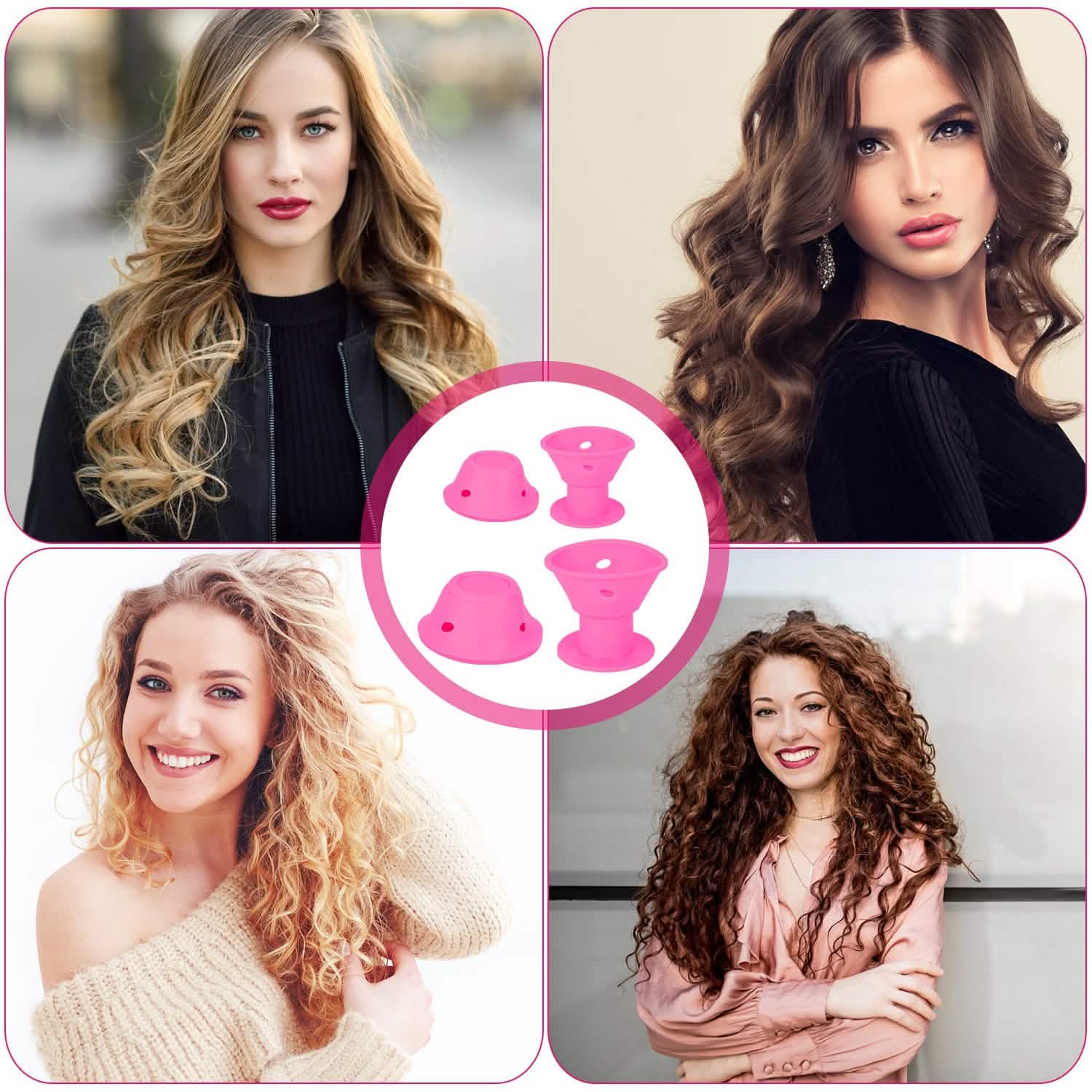 40-Piece: Silicon Hair Curler Beauty & Personal Care - Tophatter Daily Deals