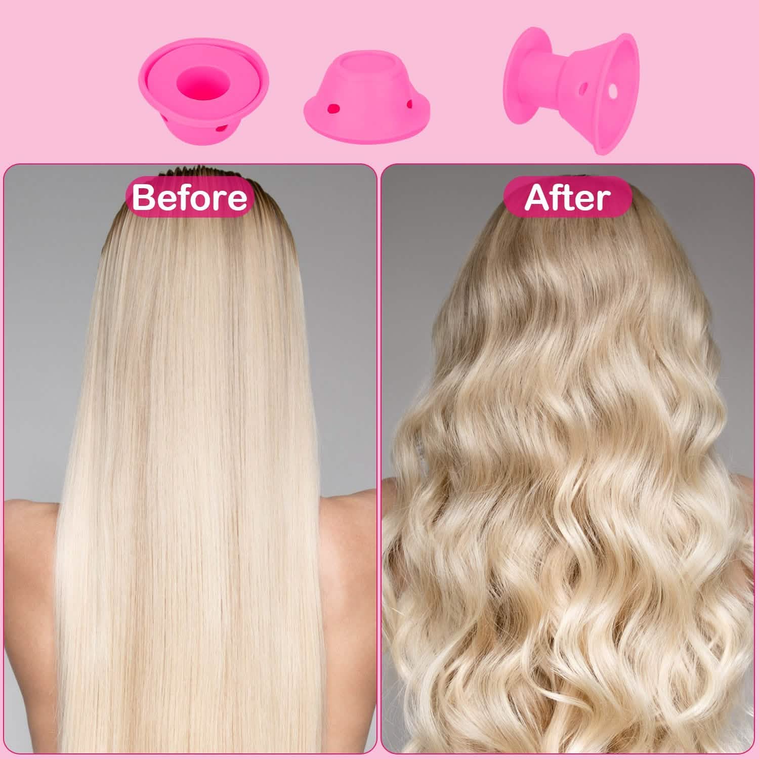 40-Piece: Silicon Hair Curler Beauty & Personal Care - Tophatter Daily Deals