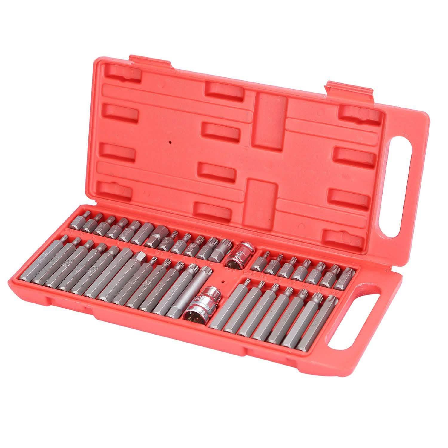 40-Pieces: Socket Bit Set Hex Torx Spine Home Improvement - Tophatter Daily Deals