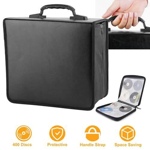 400 Discs CD DVD Storage Storage & Organization - Tophatter Daily Deals