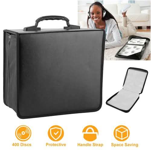 400 Discs CD DVD Storage Storage & Organization - Tophatter Daily Deals
