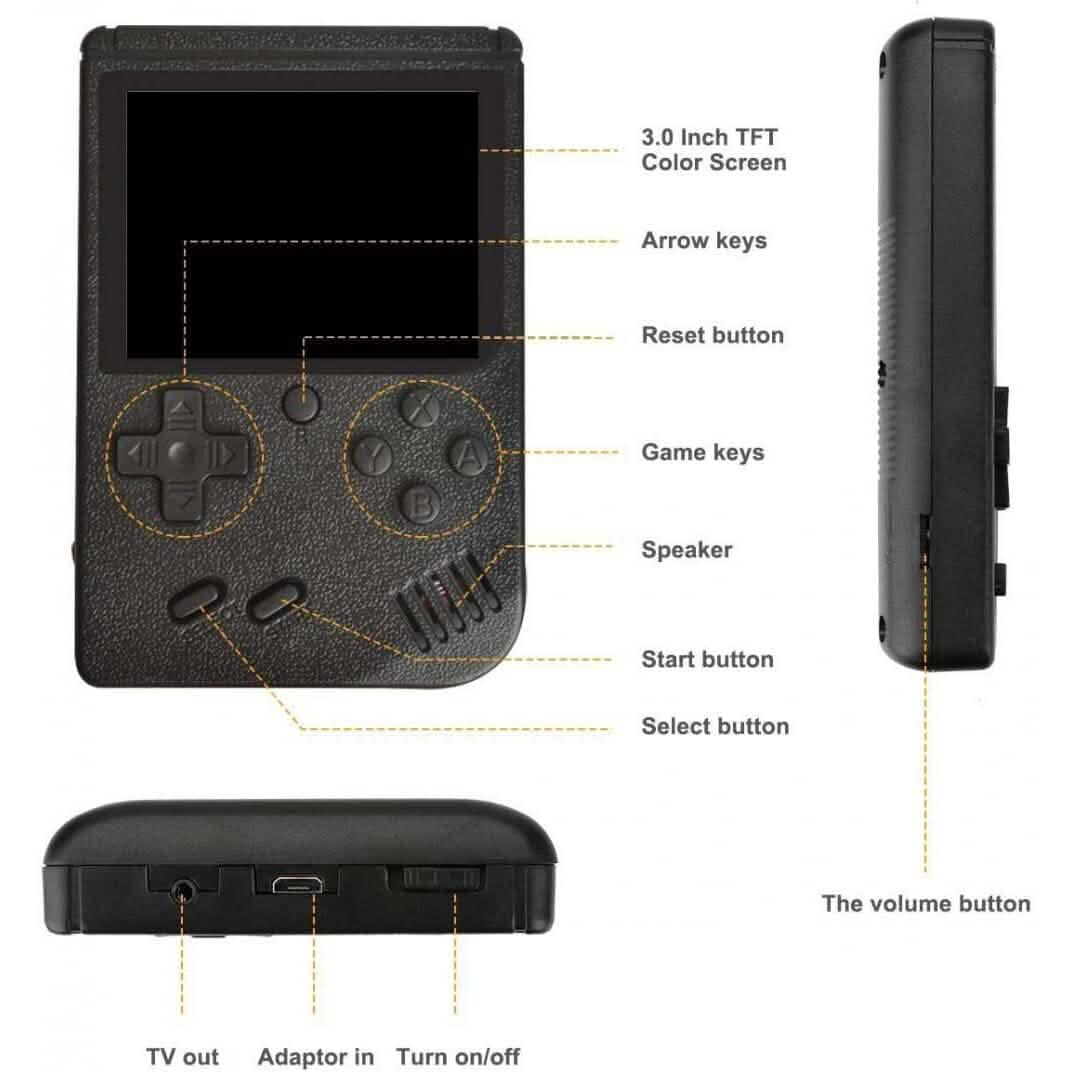 400-In-1 Handheld Portable Video Game Console Video Games & Consoles - Tophatter Daily Deals