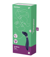 Satisfyer Endless Fun (Blue) – 180° Rotating Multi-Toy Stimulator > Vibrators > Ladies > Clitoral Vibrators and Stimulators - Tophatter Daily Deals