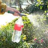 Beverage bottle universal watering sprayer nozzle household cola sprite bottle sprinkler watering can accessory nozzle 0 - Tophatter Daily Deals