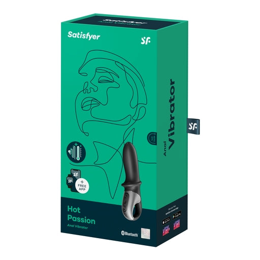 Satisfyer Hot Passion Connect (Black) – App-Controlled Warming Anal Vibrator > Anal Range > Vibrating Butt Plugs - Tophatter Daily Deals