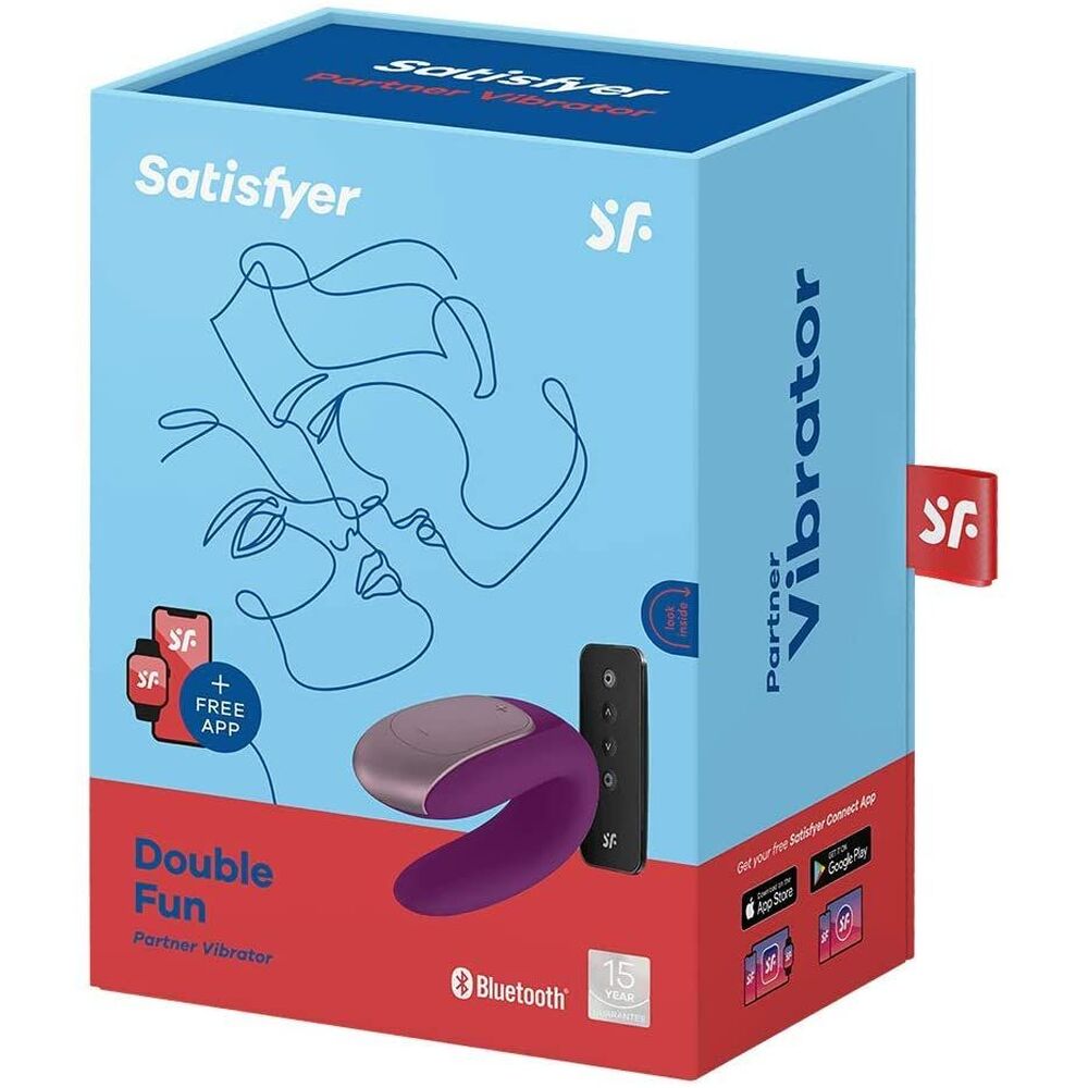 Satisfyer Partner Double Fun App Enabled Couples Vibrator > Sex Toys > Remote Control Toys - Tophatter Daily Deals
