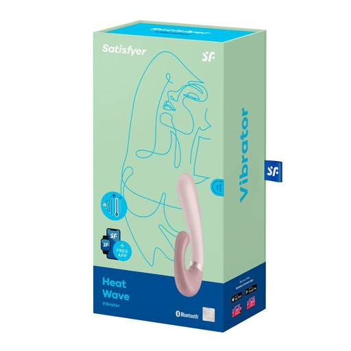 Satisfyer Heat Wave Connect App Vibrator Mauve with Dual Motors and Warming Function > Sex Toys > Couples Toys - Tophatter Daily Deals