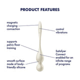 Satisfyer Love Birds 1 - White Kegel Trainer 73.8g > Sex Toys For Ladies > Kegel Exercise - Tophatter Daily Deals