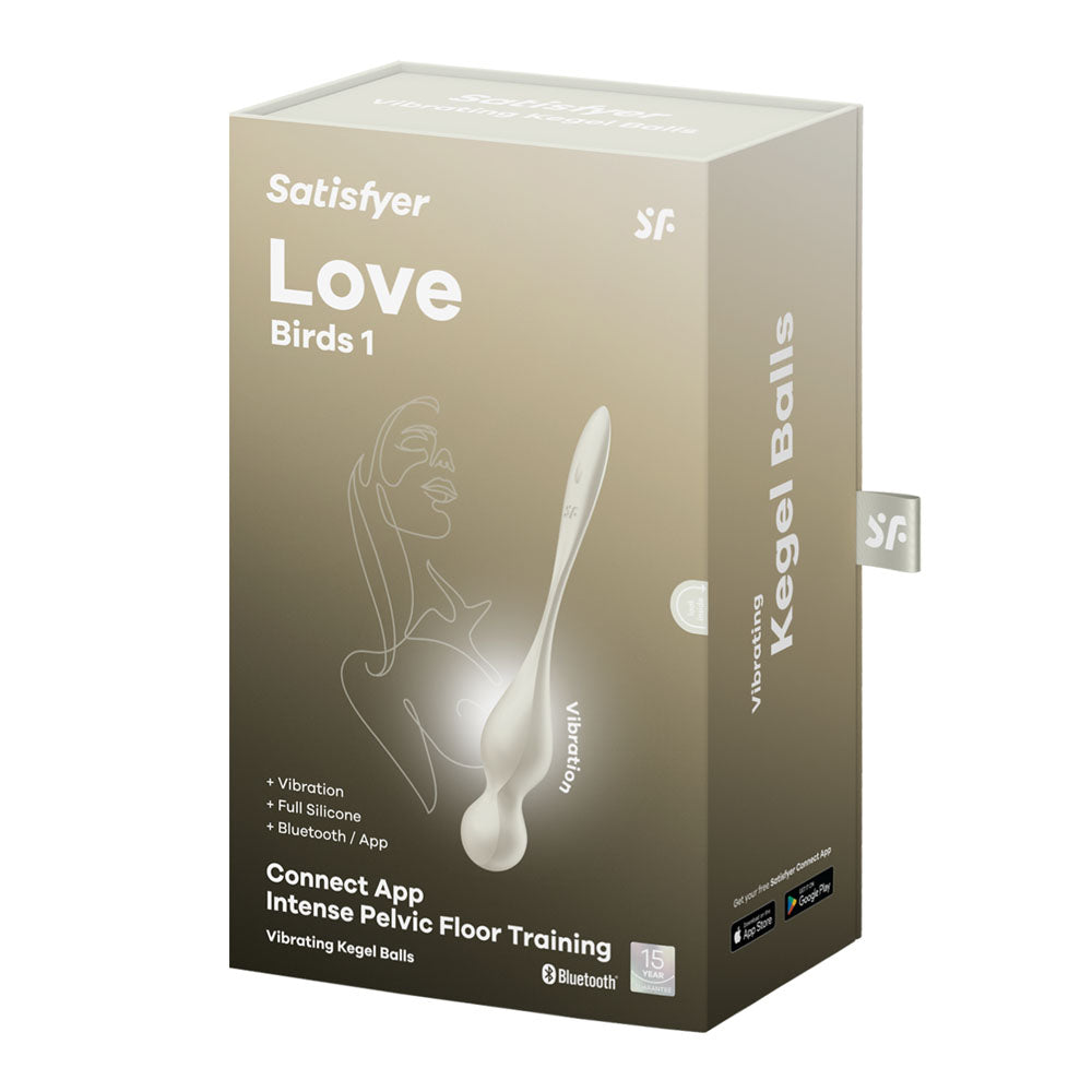 Satisfyer Love Birds 1 - White Kegel Trainer 73.8g > Sex Toys For Ladies > Kegel Exercise - Tophatter Daily Deals