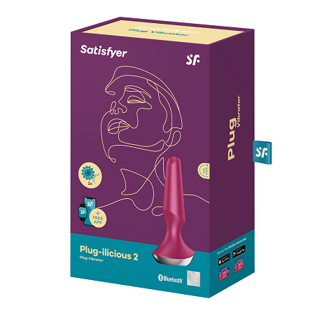 Satisfyer Plug-ilicious 2 Berry Pleasure Plug > Anal Range > Vibrating Butt Plugs - Tophatter Daily Deals