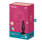 Satisfyer Plug-ilicious 2 Black Anal Vibrator > Anal Range > Vibrating Butt Plugs - Tophatter Daily Deals