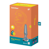Satisfyer Plug-ilicious 2 Ice Blue - Vibrating Plug > Anal Range > Vibrating Butt Plugs - Tophatter Daily Deals