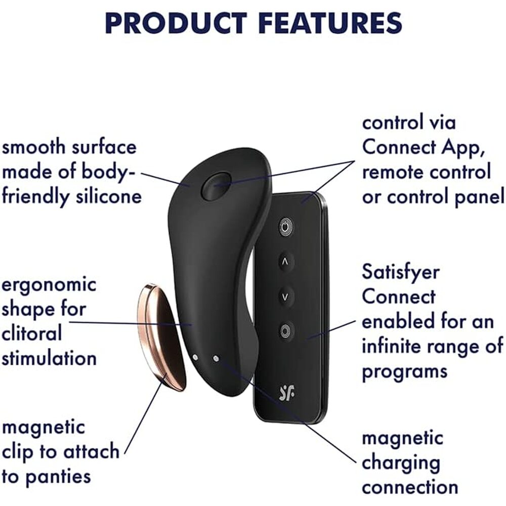 Satisfyer Little Secret – Waterproof Remote-Controlled Panty Vibrator > Sex Toys For Ladies > Panty Vibes - Tophatter Daily Deals