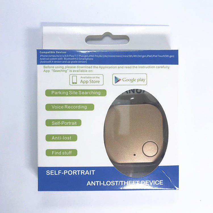 Bluetooth Anti-lost Device Square Bluetooth Detector Gold 0 - Tophatter Daily Deals