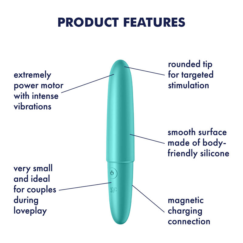 Satisfyer Ultra Power Bullet 6 – USB Rechargeable Bullet Vibrator > Vibrators > Mini Vibrators - Tophatter Daily Deals