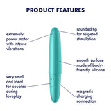 Satisfyer Ultra Power Bullet 6 – USB Rechargeable Bullet Vibrator > Vibrators > Mini Vibrators - Tophatter Daily Deals