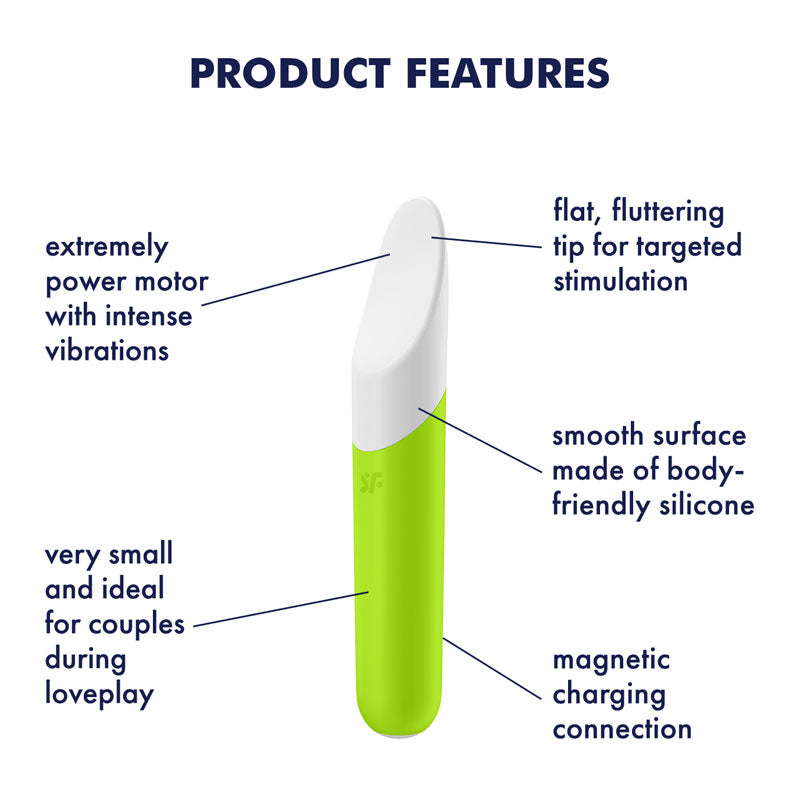 Satisfyer Ultra Power Bullet 7 – USB Rechargeable Bullet Vibrator > Vibrators > Mini Vibrators - Tophatter Daily Deals