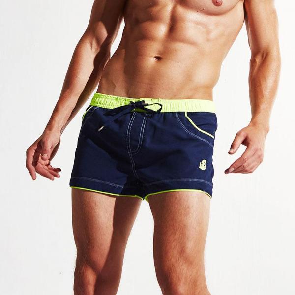 New Men Beach Pants Embroidered Home Shorts SWIMSUIT - Tophatter Daily Deals