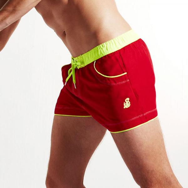 New Men Beach Pants Embroidered Home Shorts SWIMSUIT - Tophatter Daily Deals