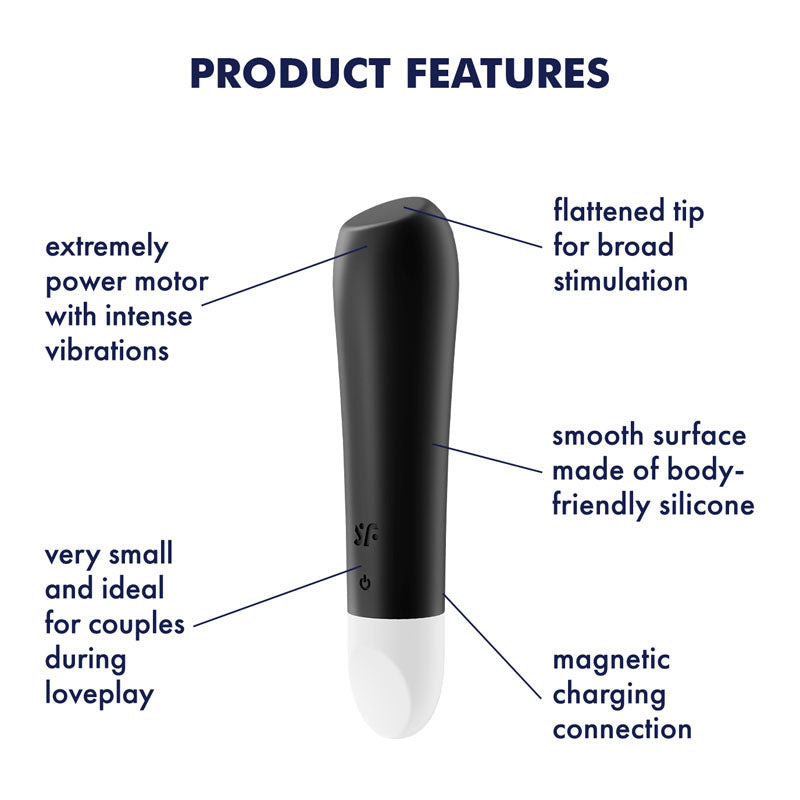 Satisfyer Ultra Power Bullet 2 – USB Rechargeable Bullet Vibrator > Vibrators > Mini Vibrators - Tophatter Daily Deals