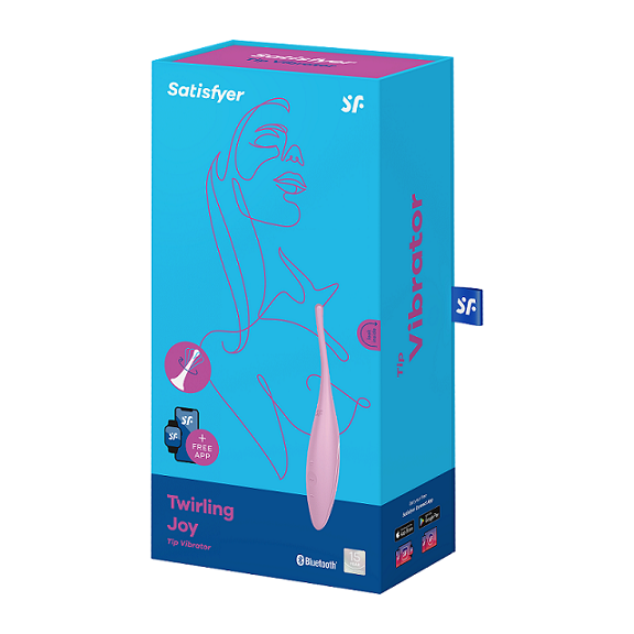Satisfyer Twirling Joy (Pink) – Waterproof Rechargeable Silicone Vibrator with App Control > Sex Toys > Couples Toys - Tophatter Daily Deals