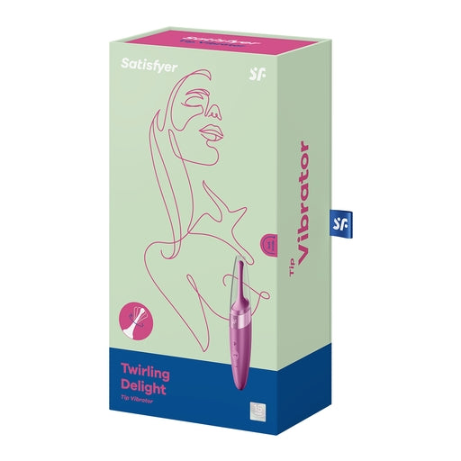 Satisfyer Twirling Delight Tip Stimulator in Berry > Vibrators > Ladies > Clitoral Vibrators and Stimulators - Tophatter Daily Deals