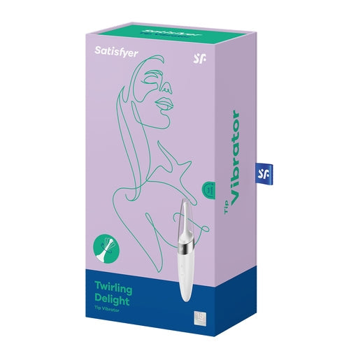 Satisfyer Twirling Delight Tip Stimulator in White > Vibrators > Ladies > Clitoral Vibrators and Stimulators - Tophatter Daily Deals