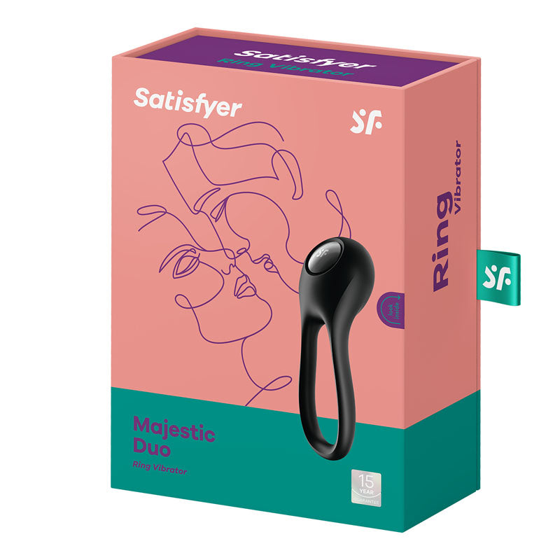 Satisfyer Majestic Duo – USB Rechargeable Vibrating Cock Ring > Cock Ring > Vibrating - Tophatter Daily Deals