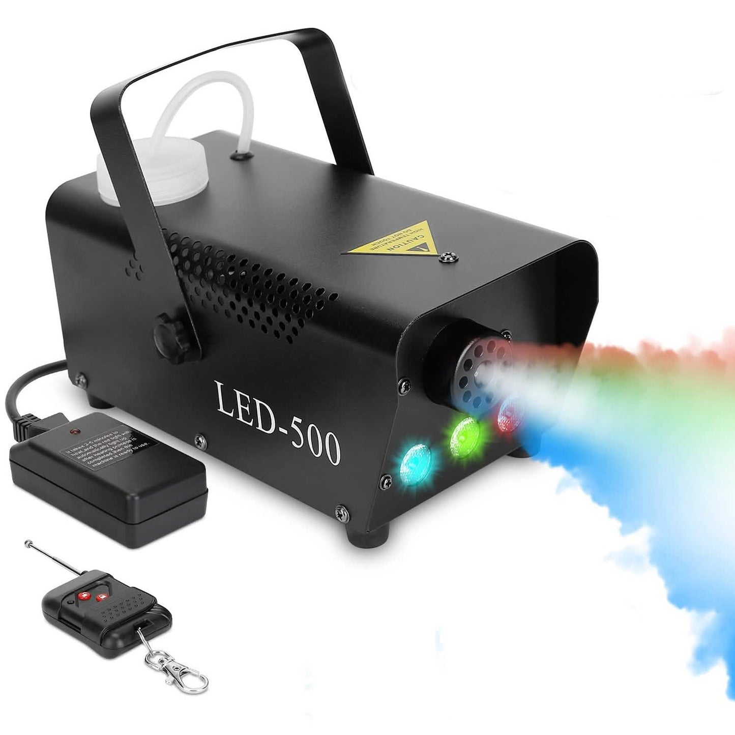 400W RGB LED Fog Machine Seasonal Decor - Tophatter Daily Deals