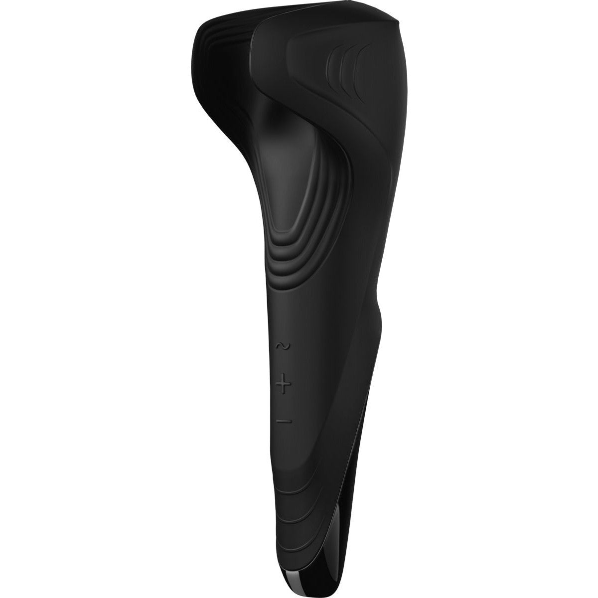 Satisfyer Men Wand Vibrating Stroker in Black Male Masturbator - Tophatter Daily Deals