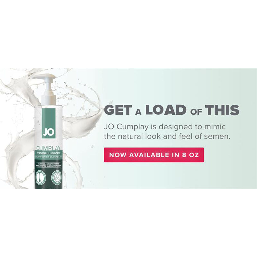 JO Cumplay Hybrid Formula Semen-Like Lubricant (240 ml) – Water-Based Silicone Lubricant > Lube > Speciality Exempt - Tophatter Daily Deals