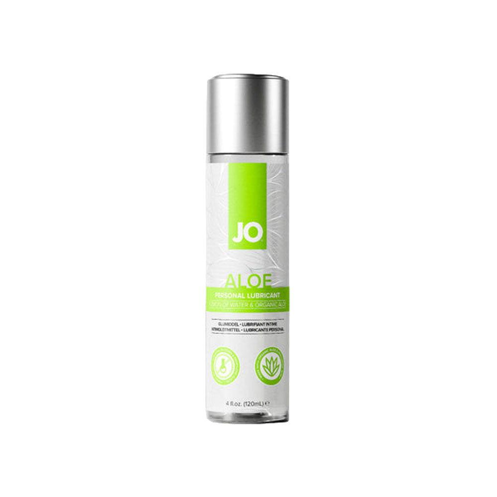 JO Aloe – Water-Based Lubricant with Aloe and Hyaluronic Acid 120ml Bottle > Lube > Water Based - Tophatter Daily Deals