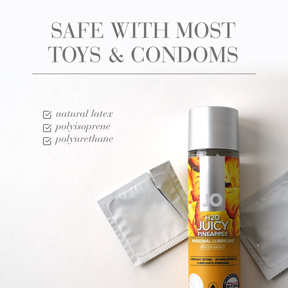 JO H2O Juicy Pineapple (Pineapple Flavored) – Water-Based Lubricant 120 ml > Lube > Flavoured - Tophatter Daily Deals
