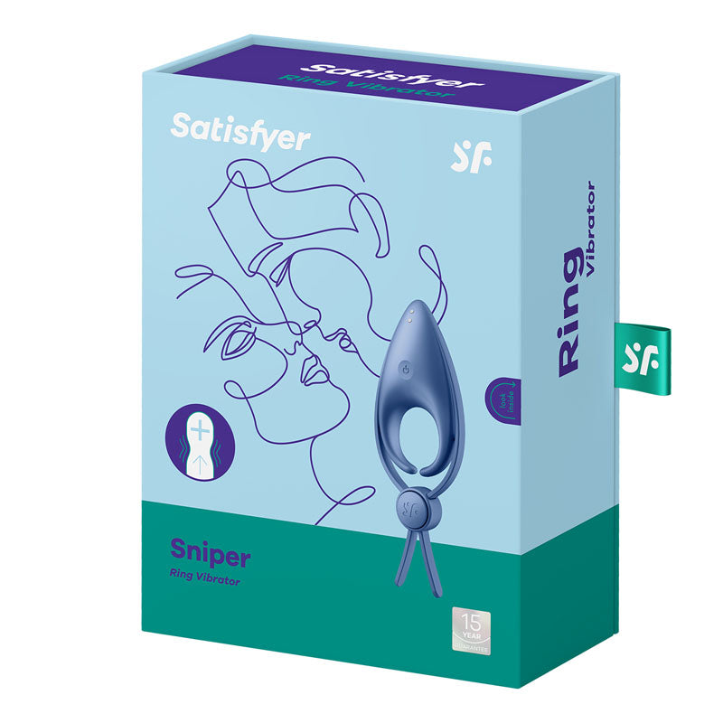 Satisfyer Sniper – Vibrating Adjustable Lasso Cock Ring > Cock Ring > Adjustable - Tophatter Daily Deals