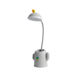 Cactus Pen Holder Table Lamp - USB Rechargeable Desk Light Grey Desk Lamps & Lighting - Tophatter Daily Deals