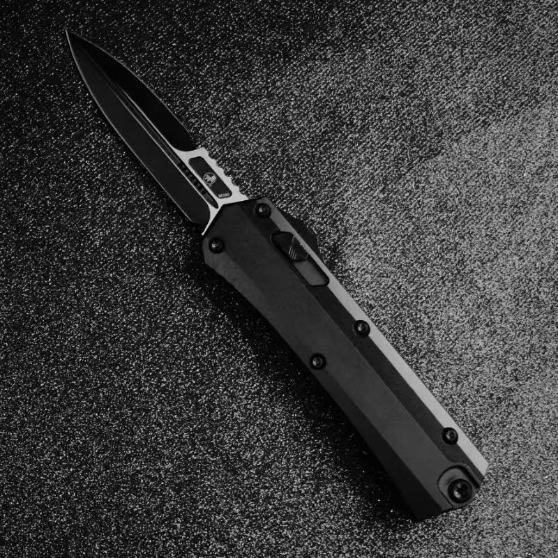 Glykon MT OT* KNIFE SERRATED-GS13 Black(HOT) Pocket Knives - Tophatter Daily Deals