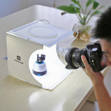 2 LED panels mini folding portable studio 0 - Tophatter Daily Deals